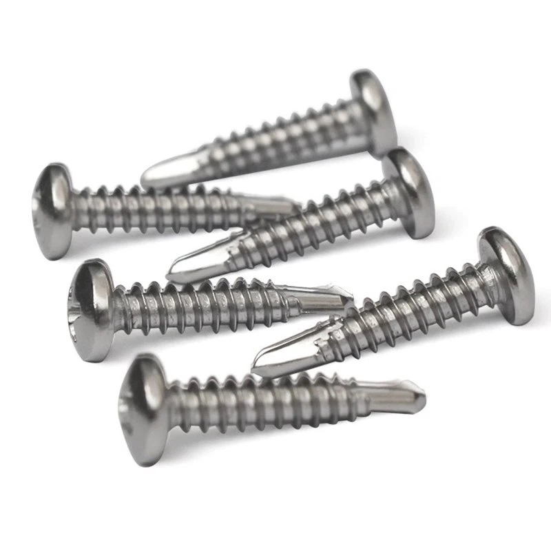 Phillips Rounded Head Drilling Screws